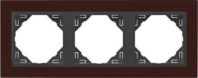 Efapel EFAPEL ANIMATO RAMKA 3-KROTNA FIOLETOWY GRAFIT 90930 TBS