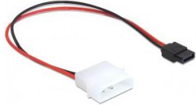 Delock Molex - SATA, 0.24m, Wielokolorowy (82913)