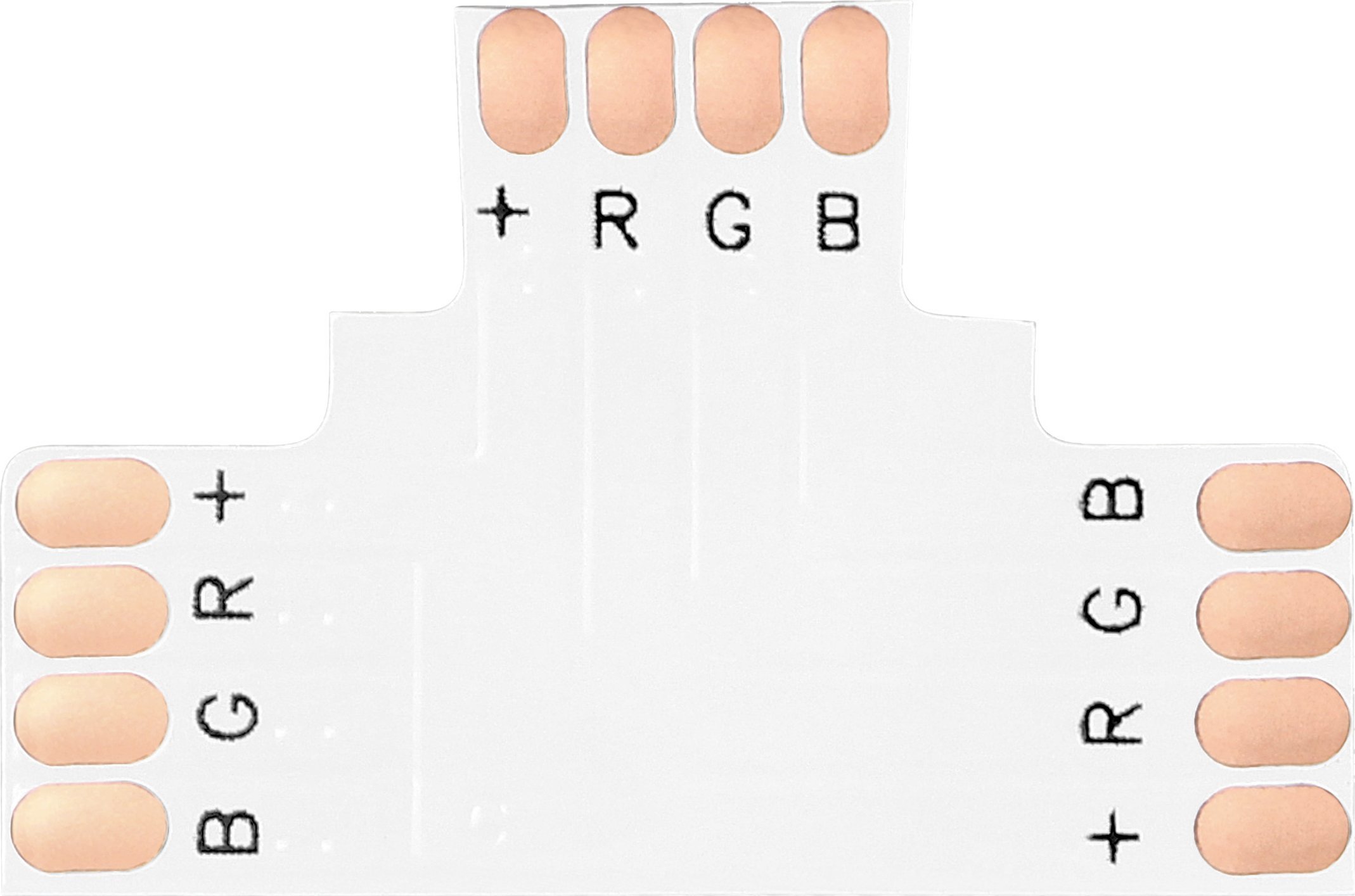 Orno Złączka LED RGB 10mm, trójnik "T"