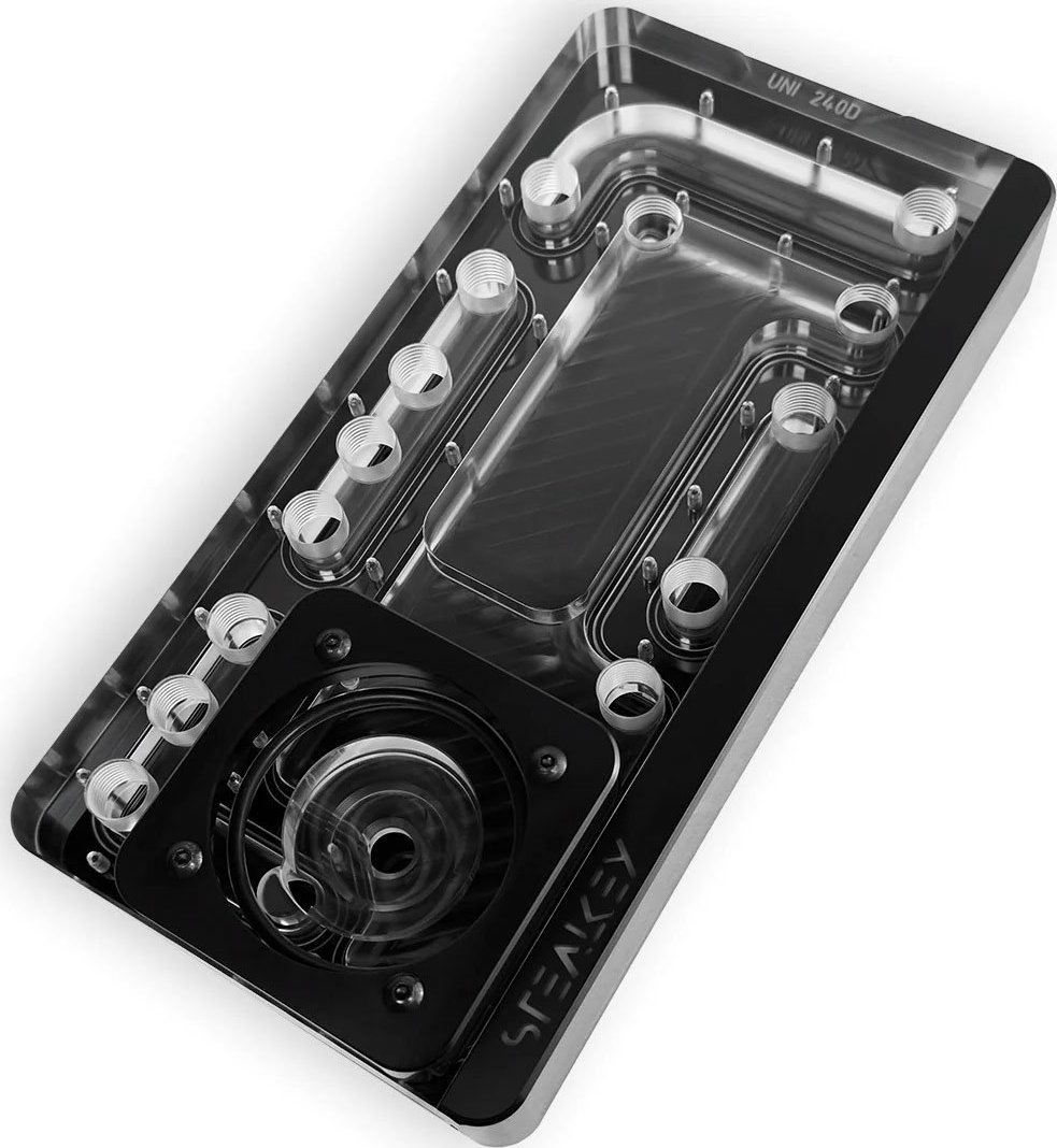 Stealkey Customs Stealkey Customs SK-UNI 240D Distroplate D-RGB - Black Edition