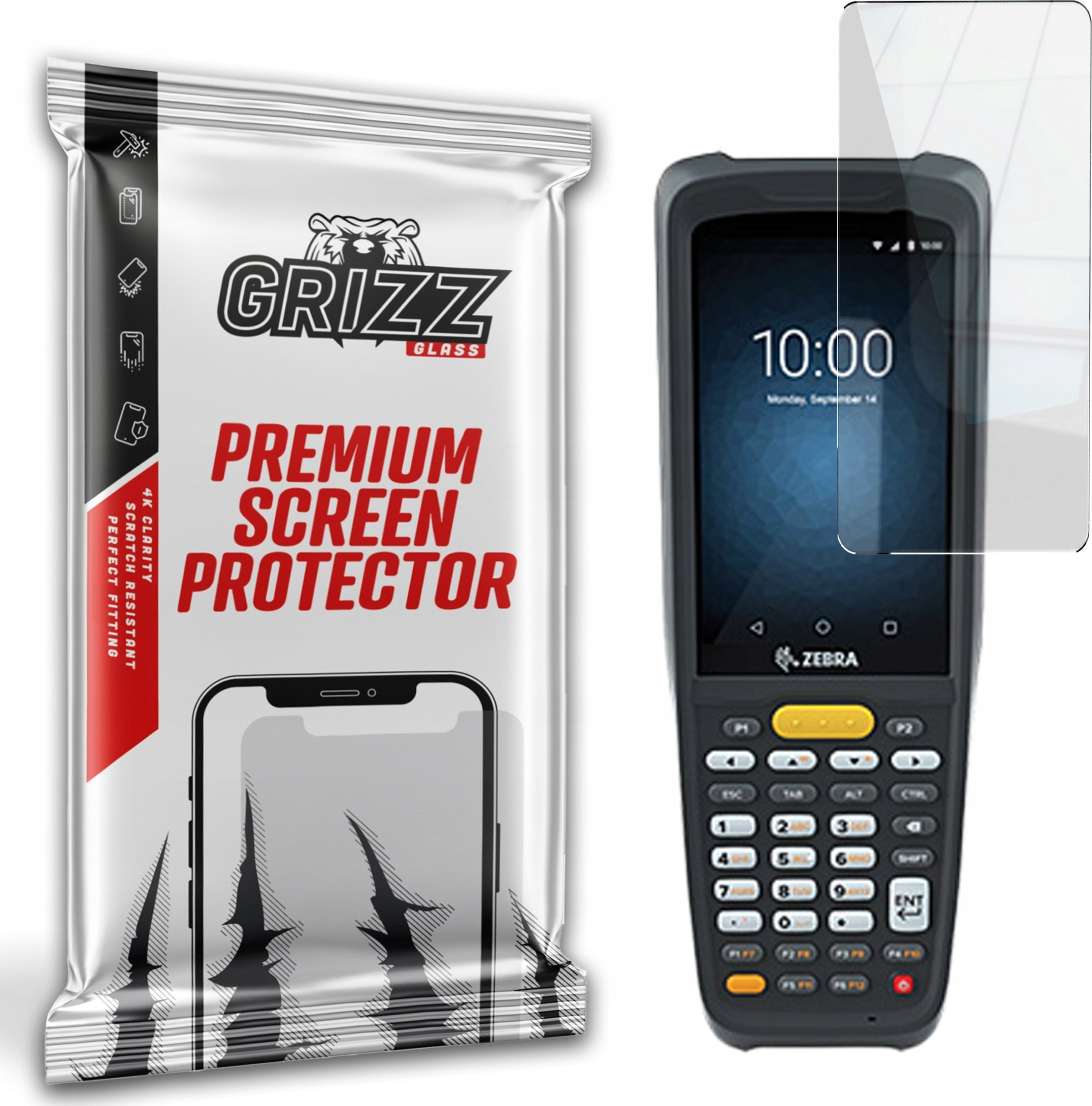 GrizzGlass Szkło hybrydowe GrizzGlass HybridGlass do Zebra MC220