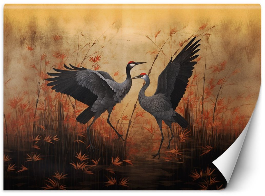 Fototapeta, Żuraw Natura Ptaki - 300x210