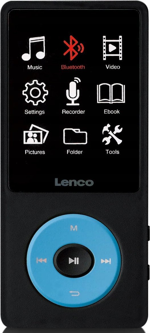Lenco LENCO Xemio-860 MP4-Player mit Display Akku BT 8GB blau