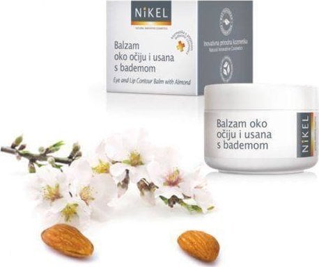 Nikel NIKEL, Balsam pod oczy i wokół ust z Olejkiem Migdałowym głęboko nawilżający, 15ml