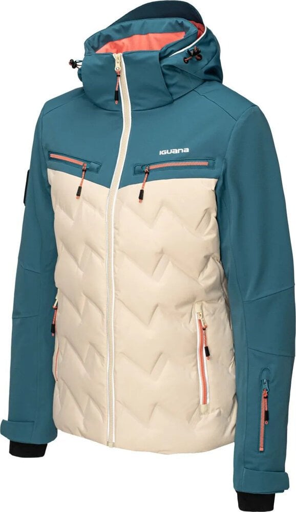 Damska kurtka narciarska ocieplana membrana 10000mm Iguana Ambla W rozmiar XL