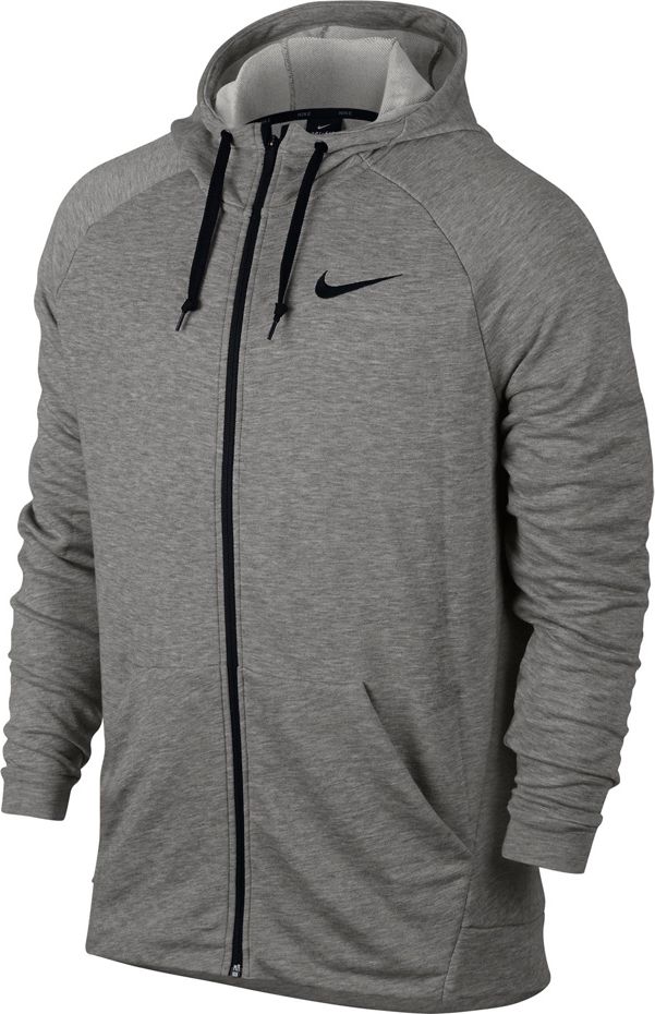 Nike Bluza męska Dry Hoodie Fz Fleece szara r. S (860465 063)
