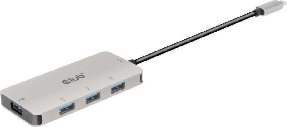 HUB USB Club 3D 4x USB-A 3.2 Gen2 (CSV-1547)
