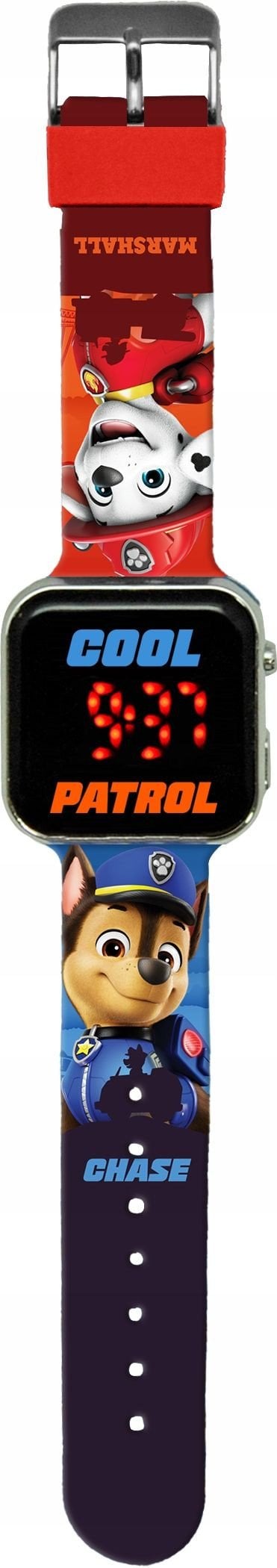 Cyfrowy Zegarek Led Cyfrowy Dziecięcy Dla Dzieci Psi Patrol Paw Patrol / Pw20003
