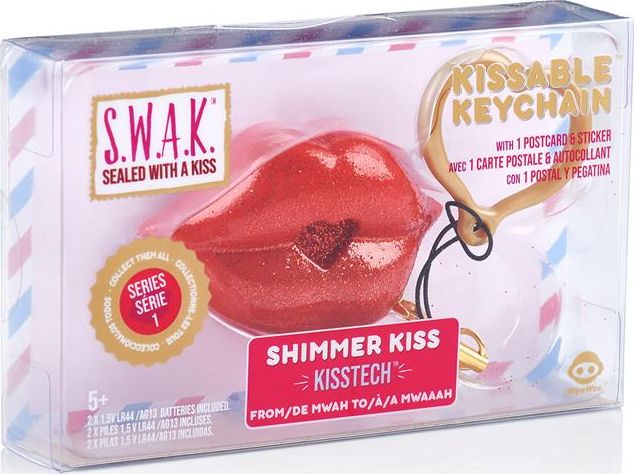 Breloczek WowWee S.W.A.K Interaktywne całuśne usta- brelok Shimmer Kiss