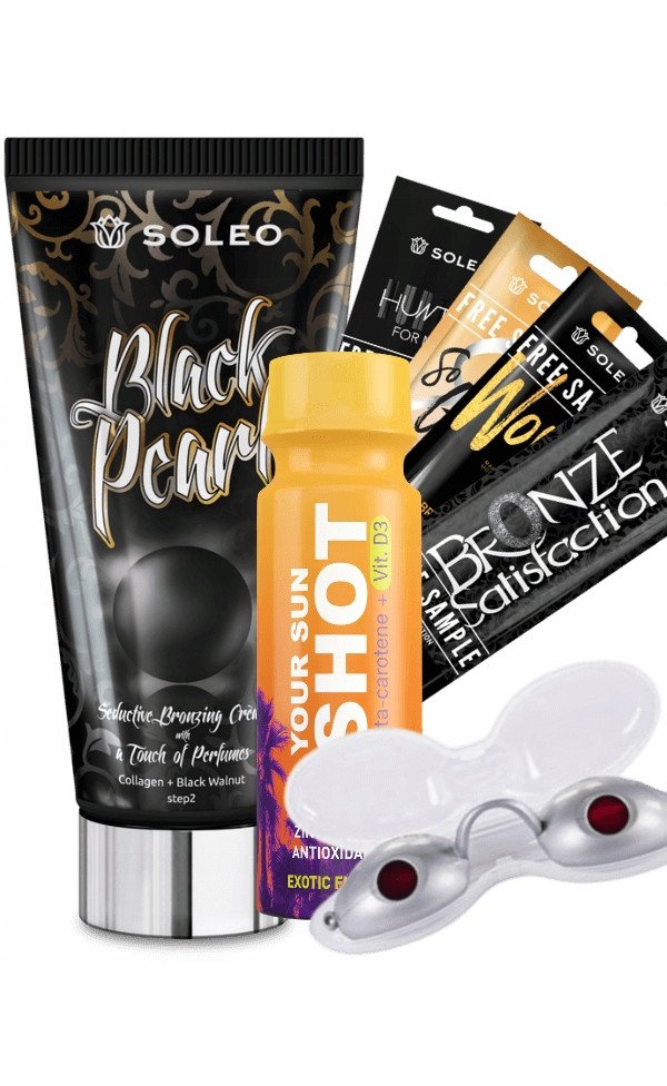 Soleo Black Pearl 150ml Mocny Bronzer Do Opalania