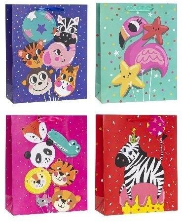 Torebka ozdobna 26x32x10cm dziecięce mix ROZETTE