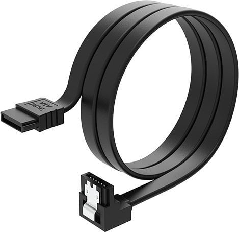 Akasa SATA - SATA, 0.5m, Czarny (AK-CBSA09-05BK)