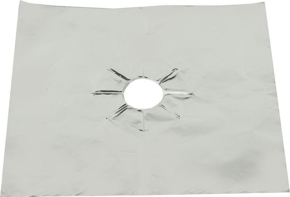 Zestaw 8 folii ochronnych na kuchenkę 26x26 cm srebrny Rayen