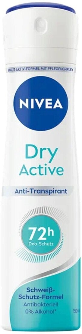 Nivea Dry Active Dezodorant w sprayu dla kobiet 150ml