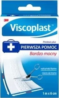 TD Systems Plaster do cięcia VISCOPLAST, bardzo mocny, 8cmx1m, biały
