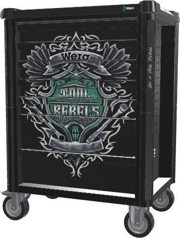 Wózek narzędziowy Wera WÓZEK WARSZTATOWY 1 TOOL REBEL 9700 Z WYPOSAŻENIEM, 78CZ.