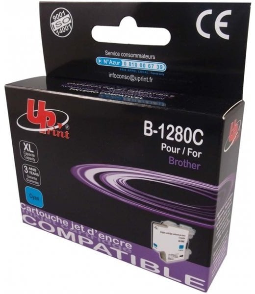 Tusz UPrint Tusz Brother LC1280XLC Cyan 3584770882631