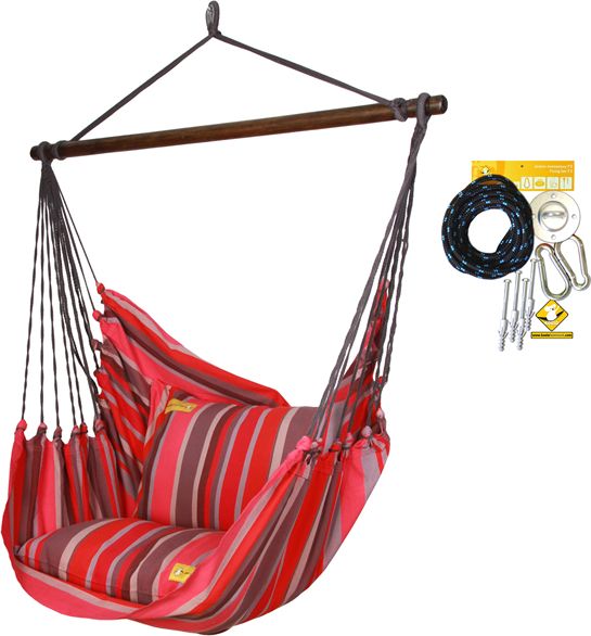 Koala Leżak hamakowy HCXL z zestawem montażowym, Lava zhcxl218-koala/fix/ch1