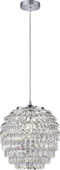 Lampa wisząca lampa wisząca Petty 160 cm E27 stal 60W chrom