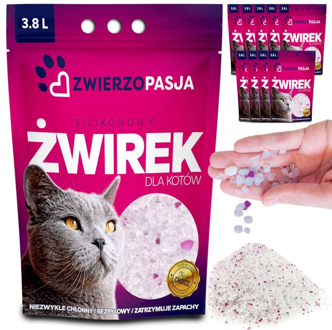 Żwirek dla kota Calitti Zwierzopasja Bezzapachowy 38 l