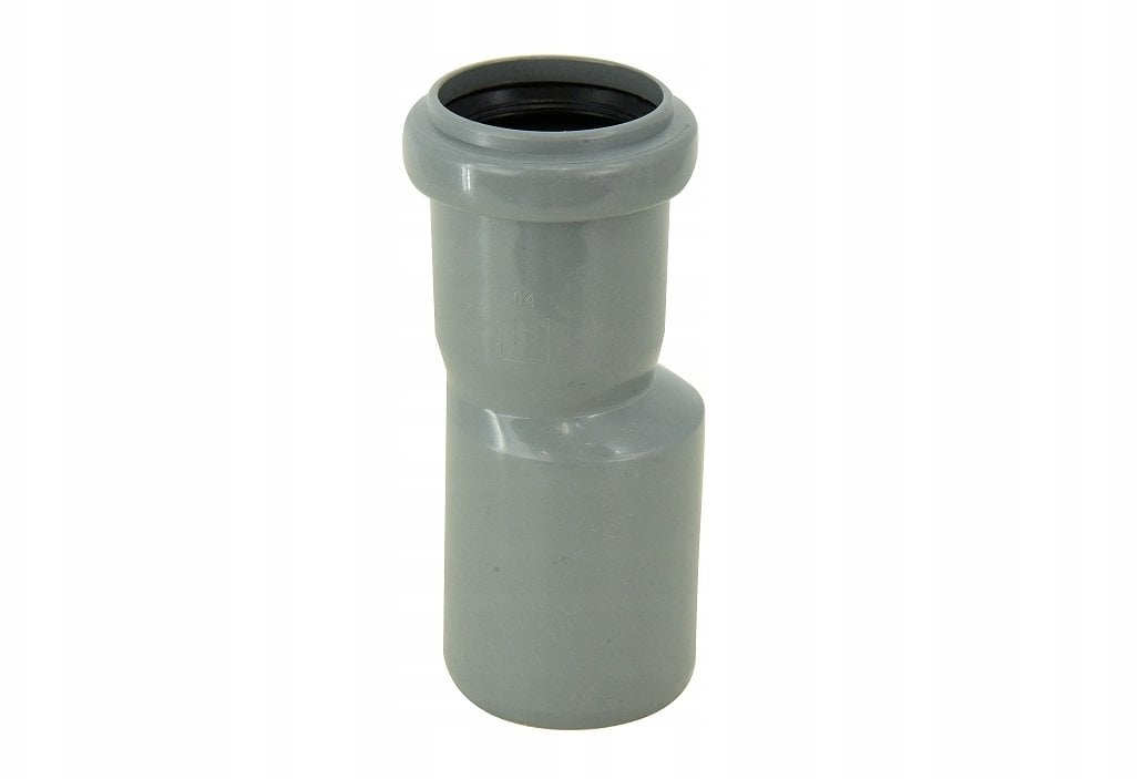 514003 REDUKCJA DŁUGA 50/40 POLIPROPYLEN SZARA // PP-RED-DŁ-50-40