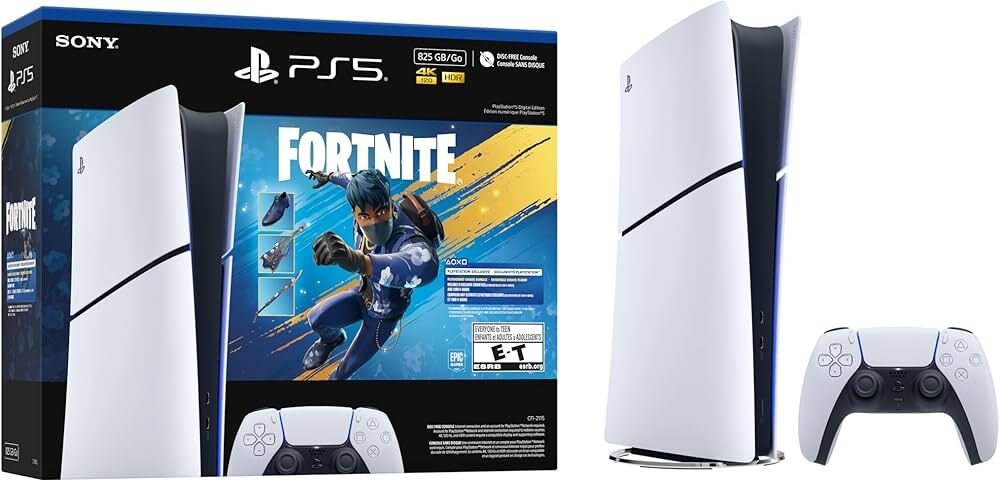 Sony Playstation 5 Digital 825GB Fortnite Flowering Chaos Bundle (1000049850)