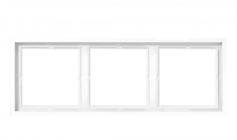 FRAME K14-445-03.M/WM 3PL MODERN WHITE