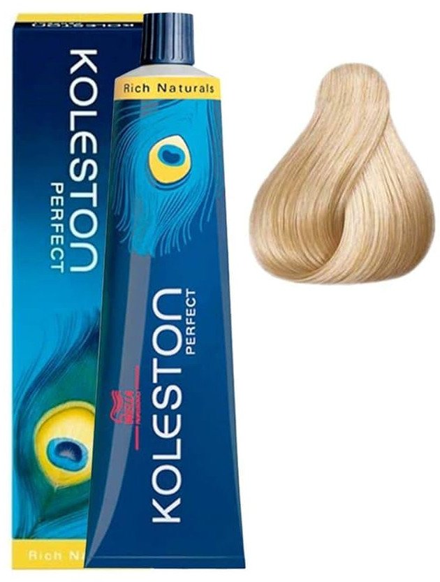 Wella Professionals Wella Professionals, Koleston Perfect, Permanent Hair Dye, 10/38 Bright Light Blonde Golden Blue, 60 ml For Women
