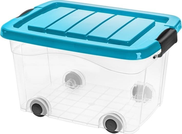 Pako Pojemnik Roller Box 20L, Pokrywa Turkus