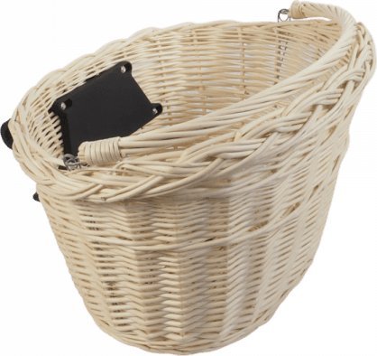 Wnuk Kosz rowerowy przedni (Clik/biały)