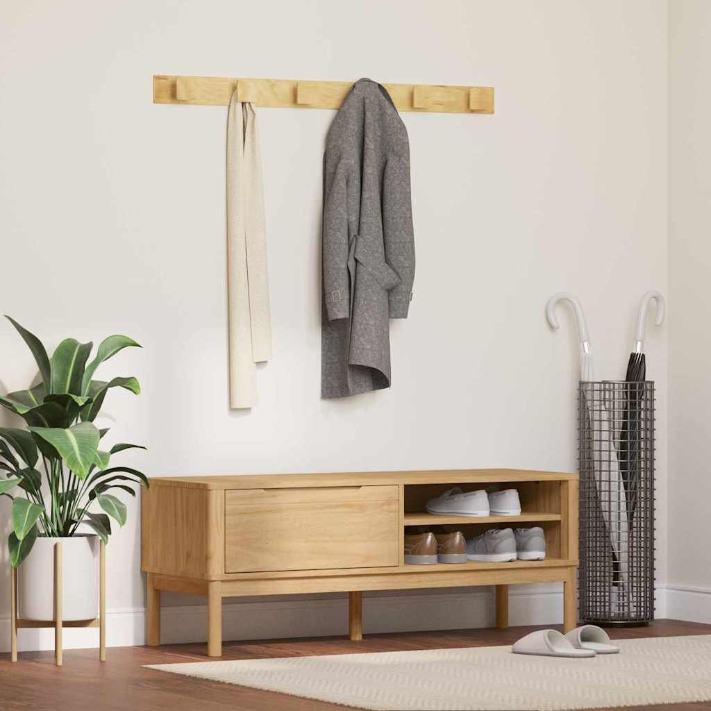 vidaXL Ławka do korytarza z szufladą Woskowy Brąz 115 x 40 x 45 cm