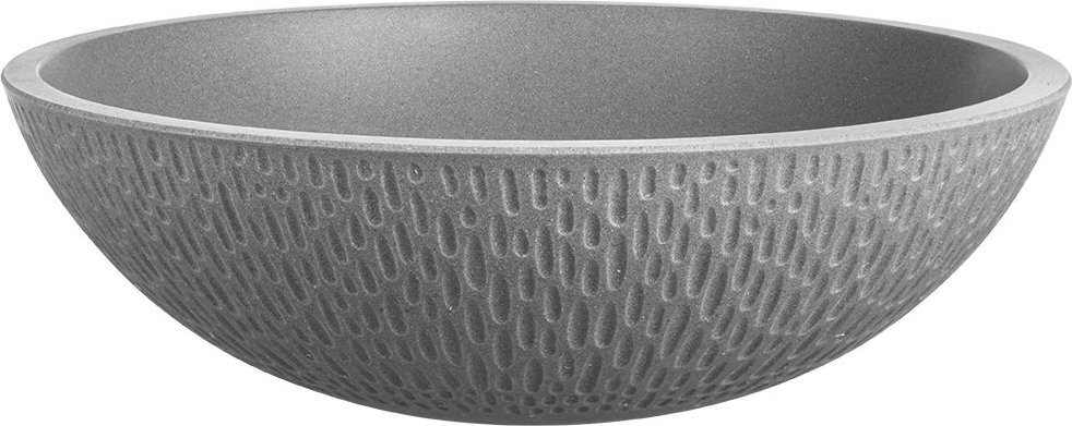 Umywalka VGR1521T AMBER UMYWALKA NABLATOWA GRANITOWA 41X135 SZARA // LAVEO.VGR1521T