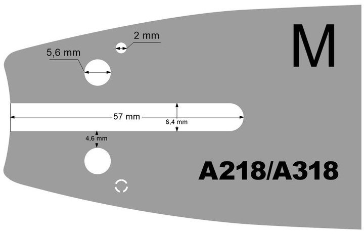 Prowadnica 10" 3/8 1,3 Mm Cedrus Urządzenie Wielofunkcyjne Ceduw520 600095