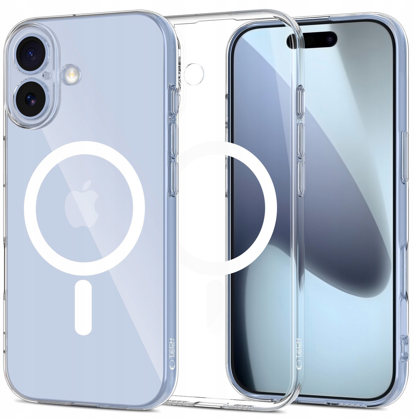Etui Tech-Protect Flexair MagSafe do Apple iPhone 17 Clear