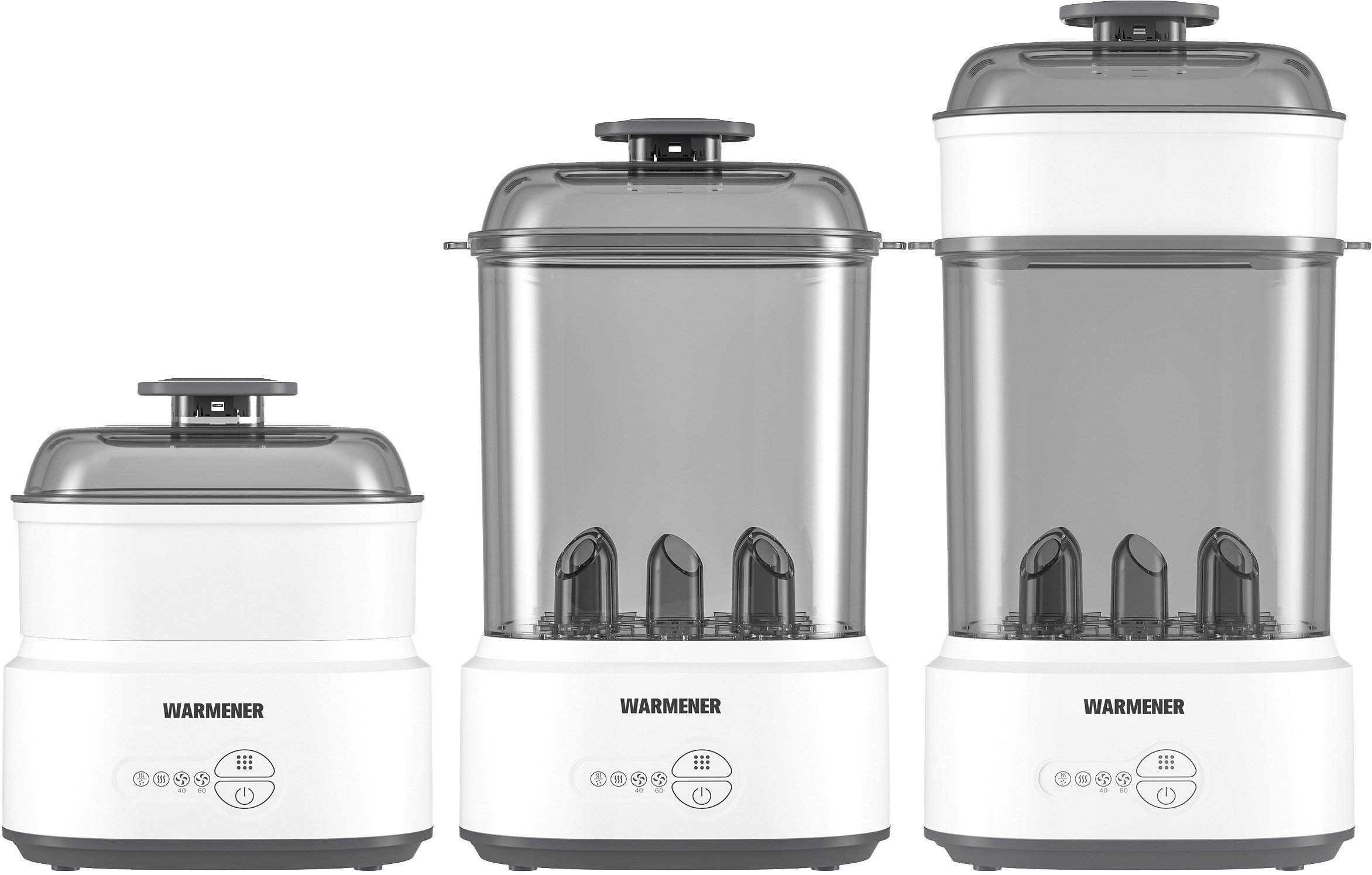 Sterylizator do Butelek Smoczków Parowy Suszarka Elektryczny Piętrowy Duży