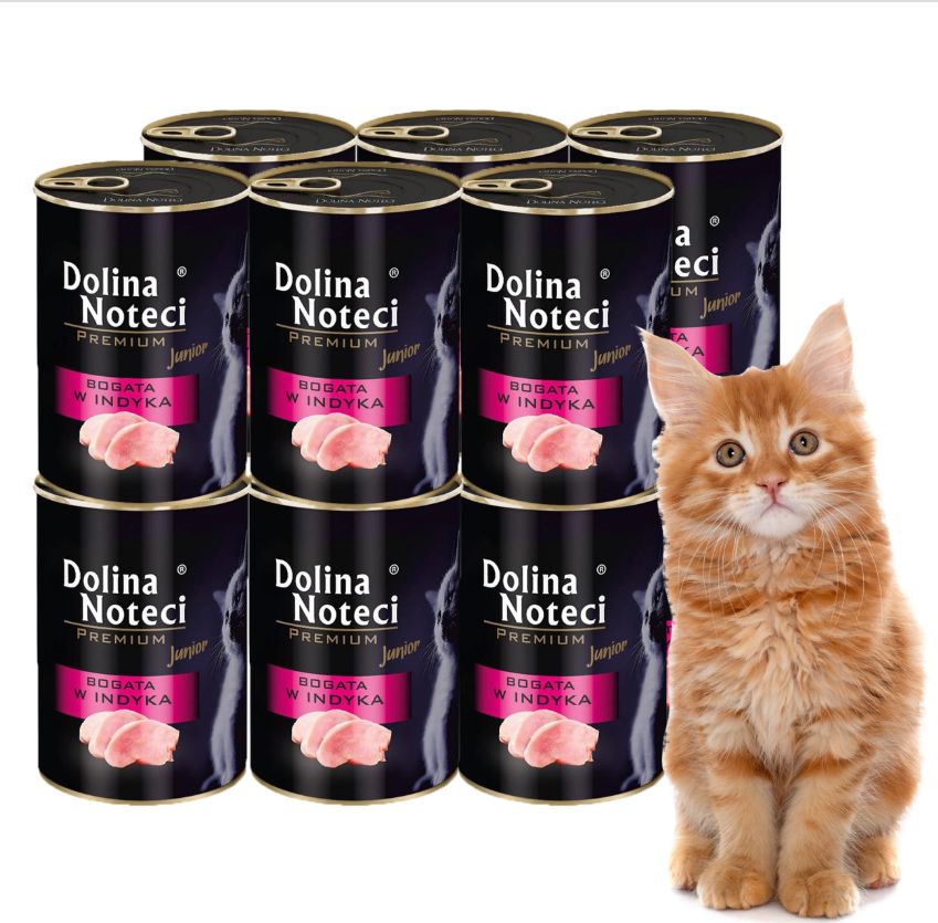 Dolina Noteci Dolina Noteci Premium JUNIOR dla Kociąt INDYK 12 x 400g