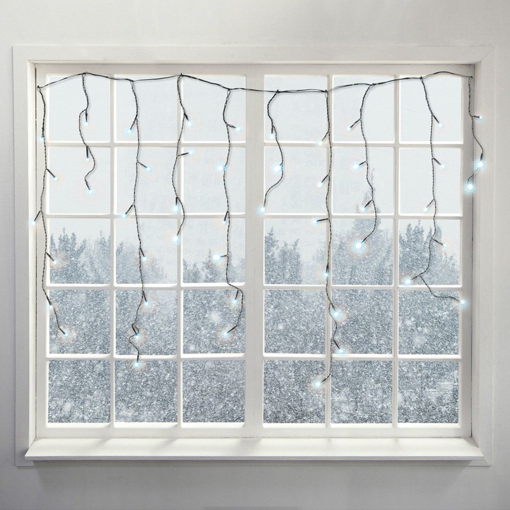 Kalėdinė girlianda-užuolaida RETLUX RXL 297 100LED CURTAIN Cold White, Timer