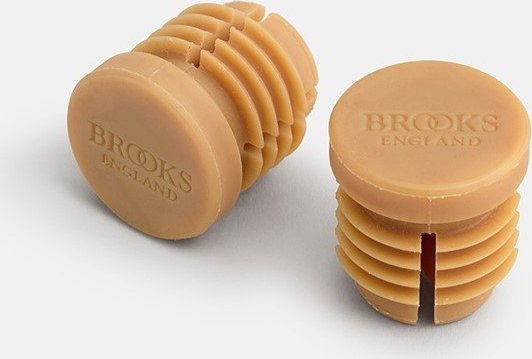 Brooks Korki kierownicy BROOKS RUBBER BAR END PLUGS NATURAL (NEW)