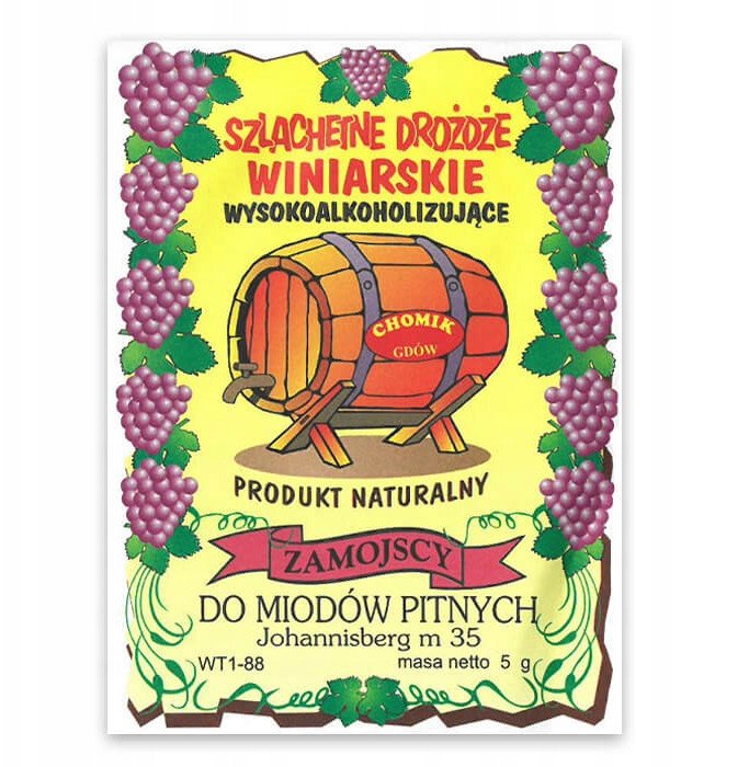 SZLACHETNE DROŻDŻE DO MIODÓW PITNYCH ZAMOJSCY