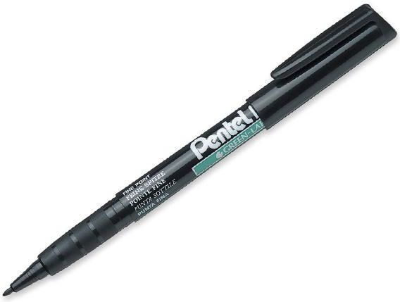 Marker permanentny NMS50, 0,8mm, czarny (PEN494)