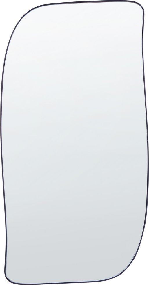 Beliani Metalowe lustro ścienne 37 x 70 cm czarne MONTCLUS