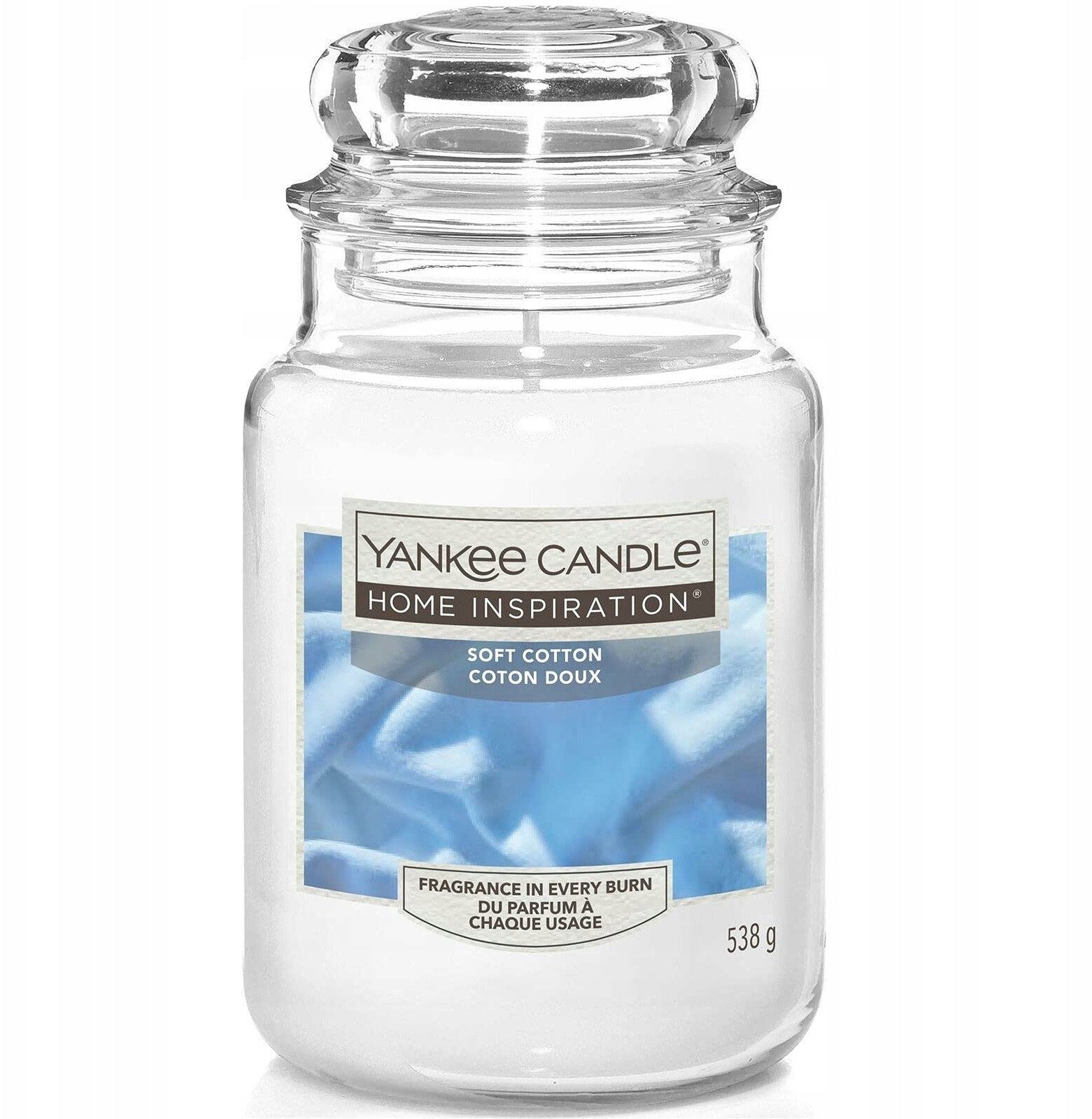 Yankee Candle Home Inspiration Soft Cotton Świeca Duża 538g