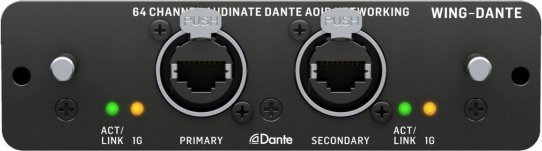 Behringer Behringer WING-DANTE Karta rozszerzeń Dante 64x64 do Wing