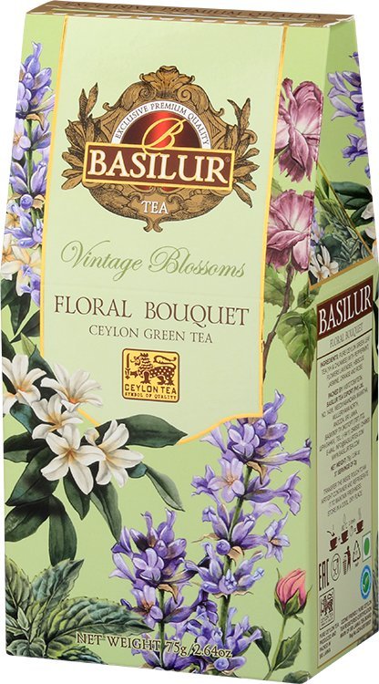 Basilur Basilur FLORAL BOUQUET zielona herbata LAWENDA 75g