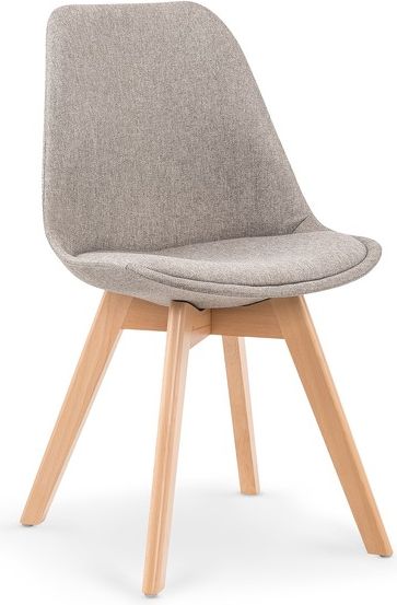 Halmar K303 krzesło jasny popiel / buk