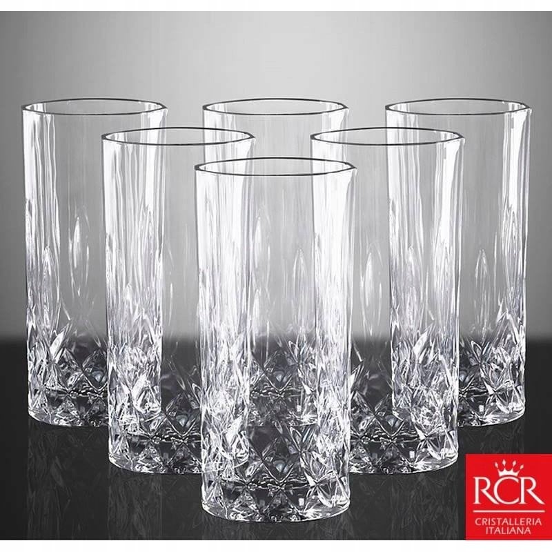 Crystal glasses RCR Opera Dof Tumbler, 350 ml, 6 pcs
