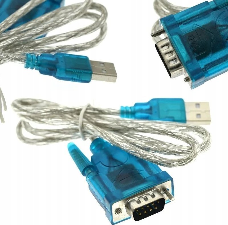 Kabel USB Rosfix KABEL KONWERTER ADAPTER USB NA RS232 (PORT COM) DO DRUKAREK KAS FISKALNYCH