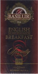 Basilur Herbata English Breakfast w saszetkach 25x2g
