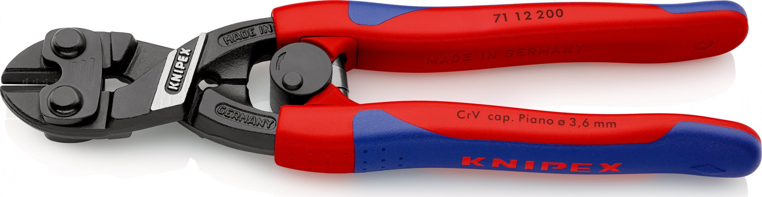 Knipex Szczypce tnące do drutu przegubowe CoBolt ze sprężyną 200mm (71 12 200)