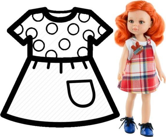 paola reina PAOLA REINA Ubranko dla lalek 32 cm 54528
